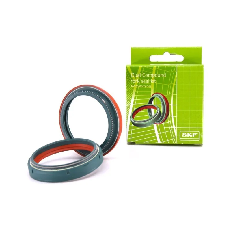 Seals kit (oil+dust) SKF dual compound WP 43 mm