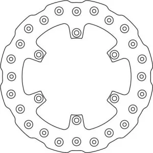 arrière brake disc Ferodo Ktm-Husqvarna-GasGas 220mm