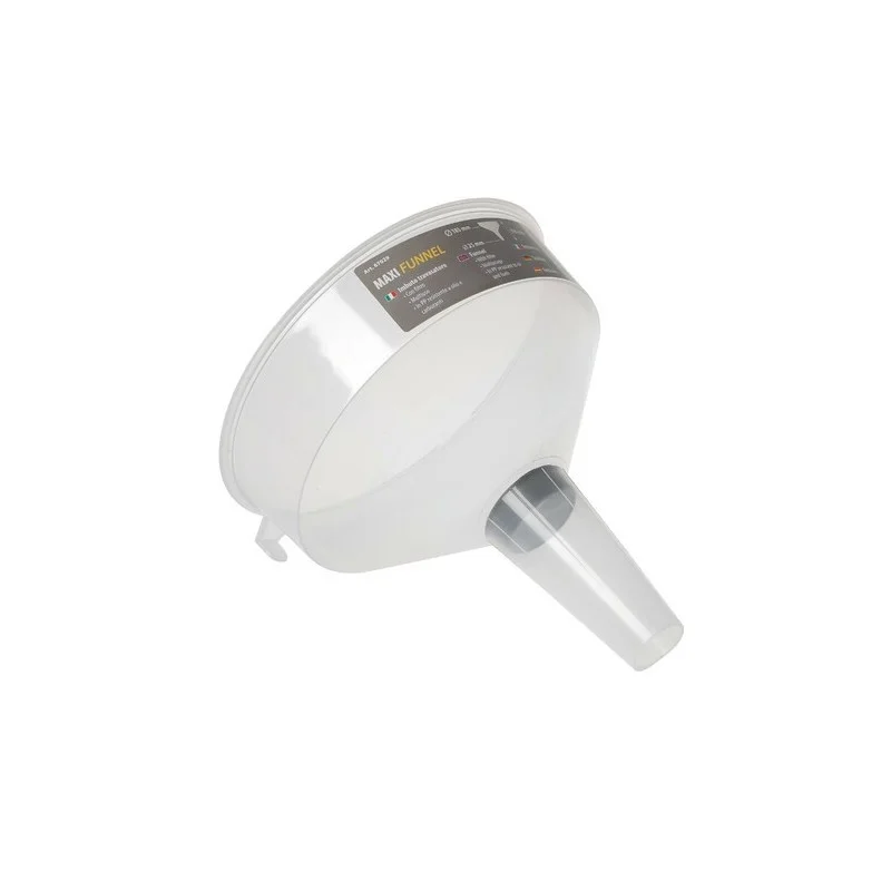 Plastic funnel with filter
