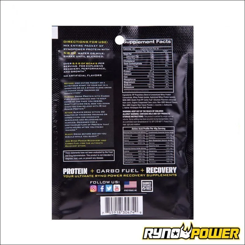 Proteine Ryno Power PROTEIN Chocolate-Porzione Singola