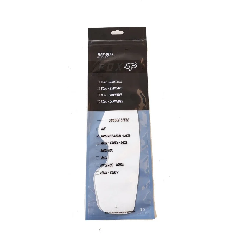 Tear off laminated FOX Airspace - Main II 20 pz