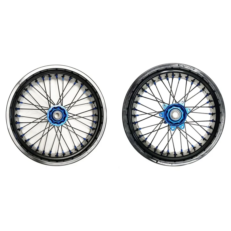 Motard wheels made in Italy 17x3.50 + 17x5.0 TM EN 125