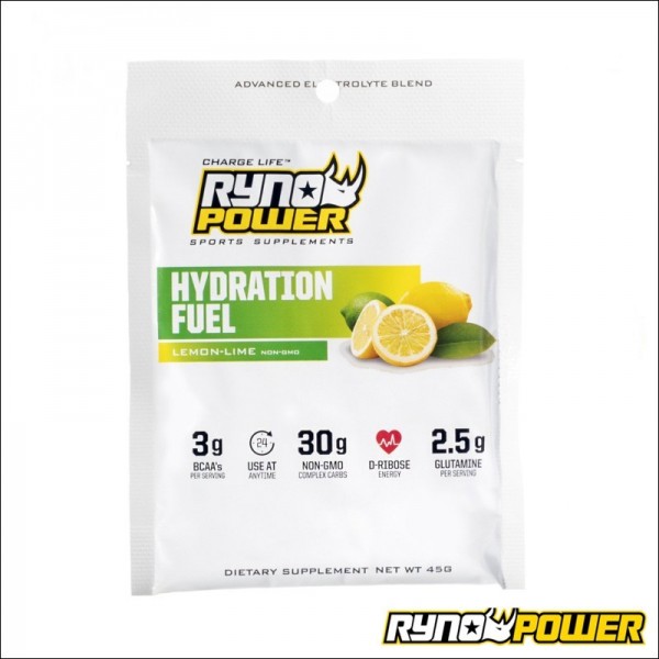 Ryno Power HYDRATION FUEL Lemon - single serving RP-2010 Ryno Power Integrazione