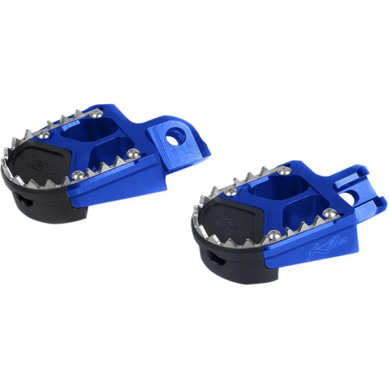 Footpegs Kite SM SuperMotard Husqvarna blue