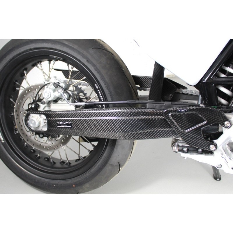 Protezioni forcellone in carbonio CMT-Husqvarna 701 2016- KTM 690 2008- GasGas 700 2023-