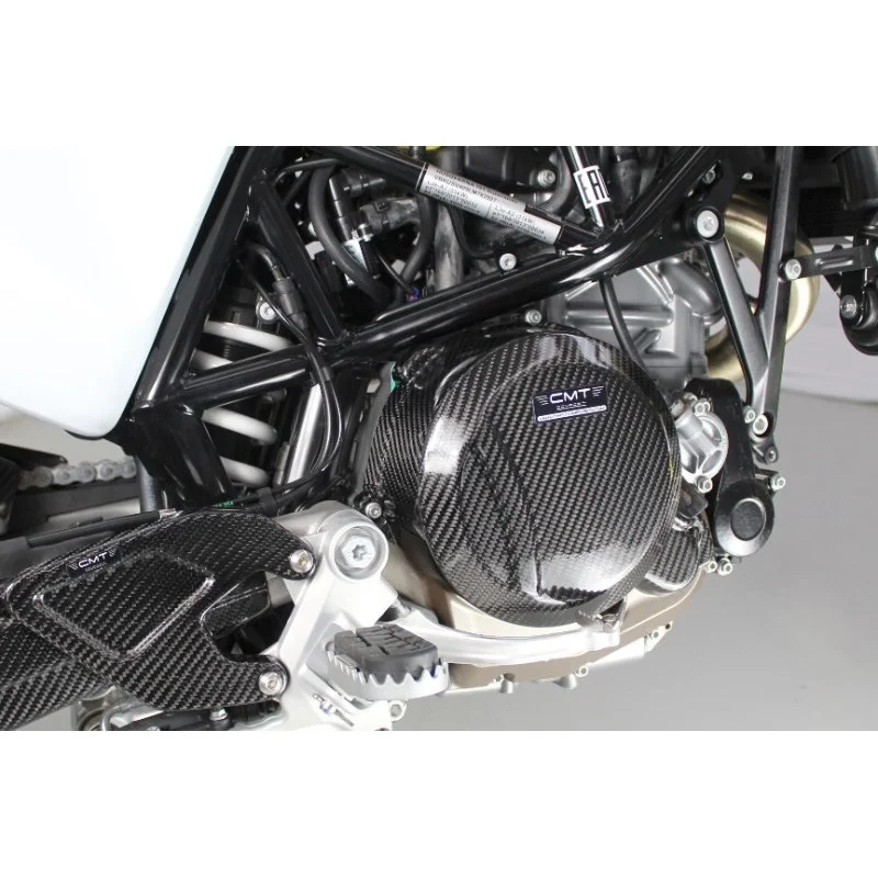 Carbon clutch protection CMT-Husqvarna 701 2016- KTM 690 2008- GasGas 700 2023-