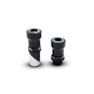 Sturzpad-Kit für Vorderachse Husqvarna 701-Vitpilen KTM 690 SMC su fürmoto Schwarz (25mm achse)
