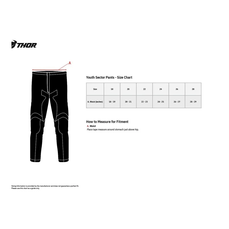 Pant Youth Thor Sector Atlas black teal
