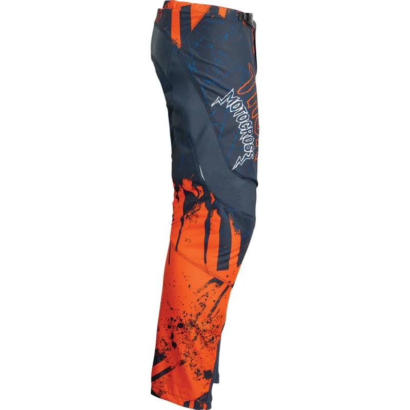 Pantalon Cross Youth Thor Sector Gnar Midnight Orange