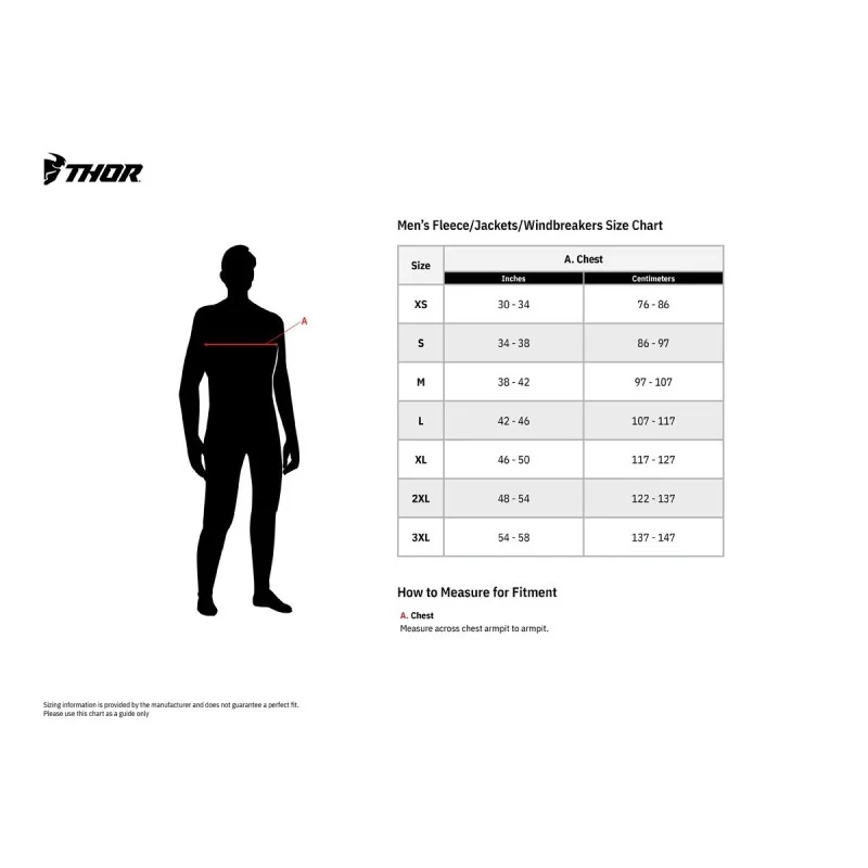 Thor Vest Warmup rot schwarz