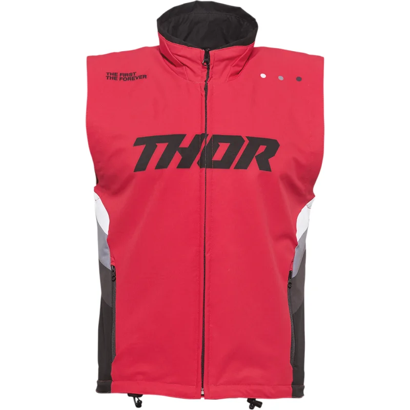 Thor Vest Warmup rot schwarz