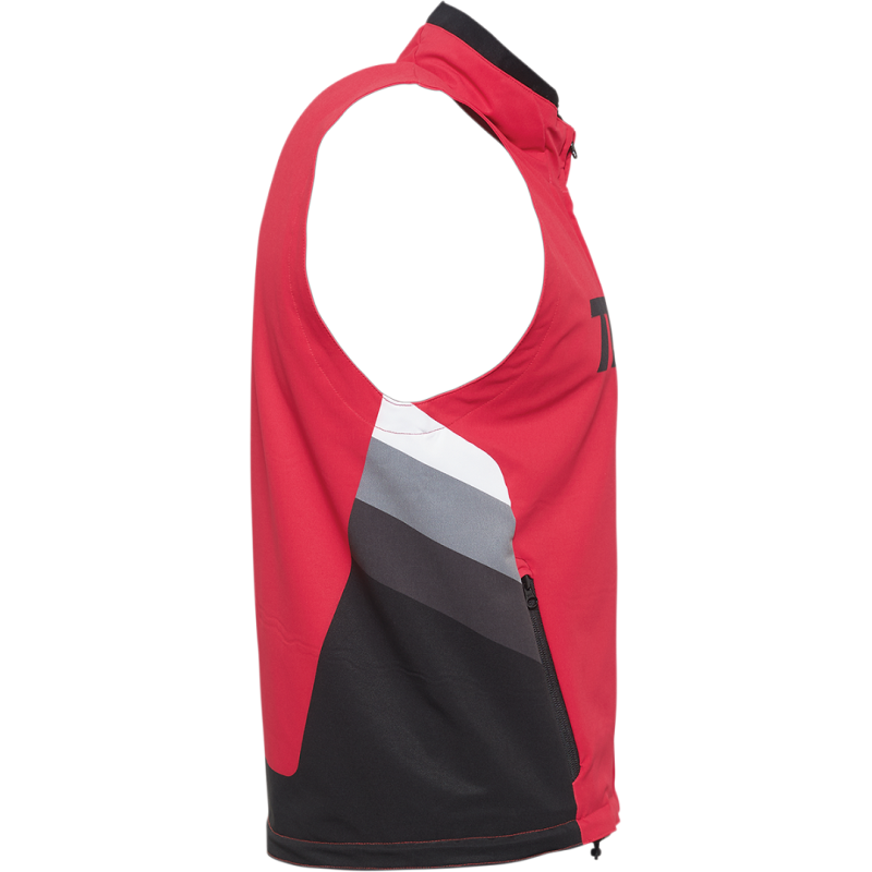Thor Vest Warmup rot schwarz