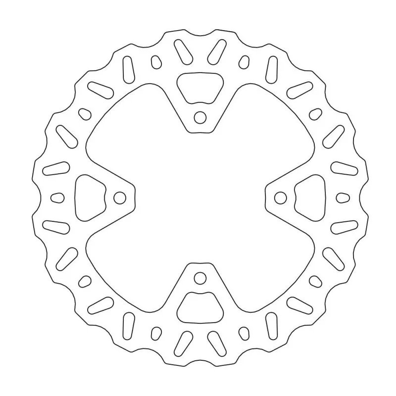 Disco freno posteriore MotoMaster 245mm-TM 125-250-300-450