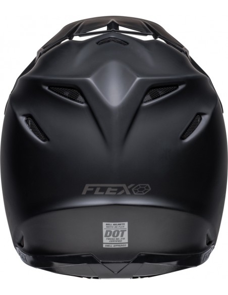 Casco Bell MOTO-9S Flex Solid Helmet-Matte Black 715042
