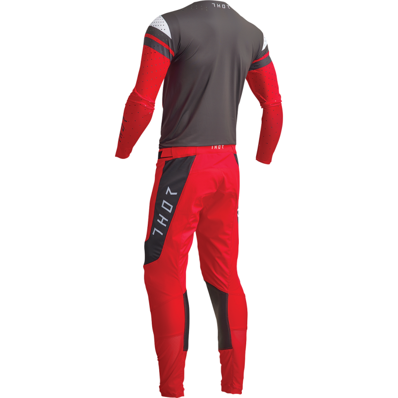 Jersey Thor Prime Rival red Charcoal 291070 rosso Thor Combo Jersey & Pant Motocross/Enduro