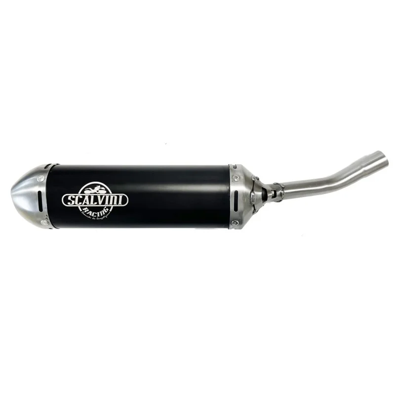 black aluminum silencer Scalvini-TM SMR 125 2008-2014