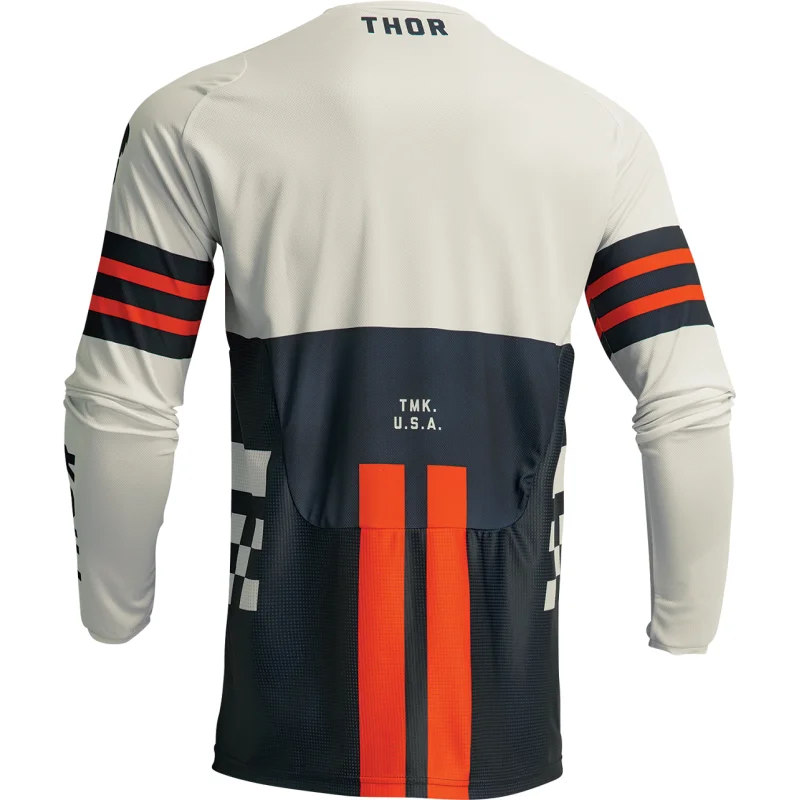 Maillot Cross Thor Youth Pulse Combay Midnight blanc