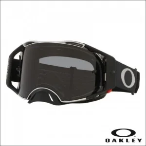 Masque Airbrake MX Tuff noirs noir with Dark Drey Lens
