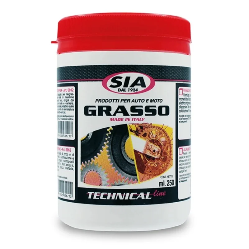 Grasso Rosso al Litio per cuscinetti 250 ml