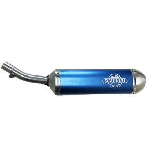 Silenziatore Scalvini TM MX-EN-SMR 125 2022- anodizzato blu