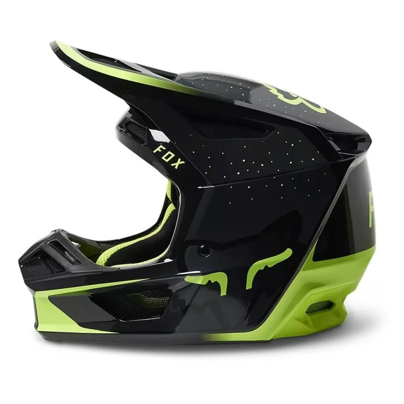 Casque Cross FOX V2 Vizen Fluo jaune