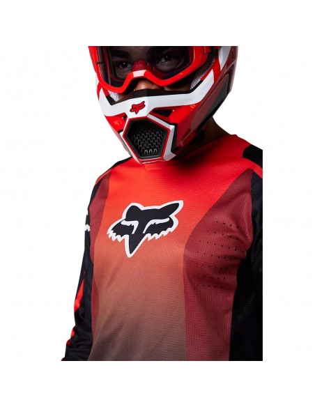 Gear Set FOX 180 Leed red Fluo 2023 29610110+29624-110 Fox Combo Jersey & Pant Motocross/Enduro