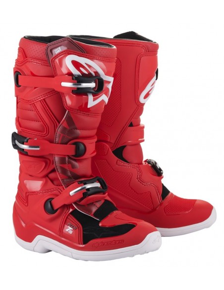 Boots Tech 7s Red 2015017-30 Alpinestars Kids Motocross Boots