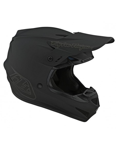 Helmet Troy lee Designs GP Mono black 10349000 Troy lee Designs Motocross Helmets