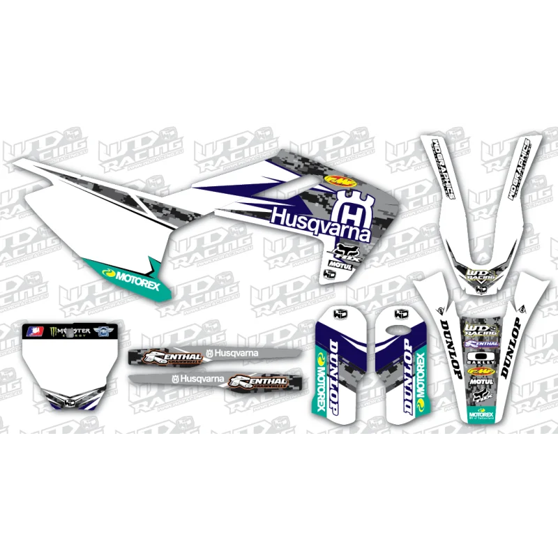 Graphics Kit Husqvarna Camo WDGHuCamo  HUSQVARNA