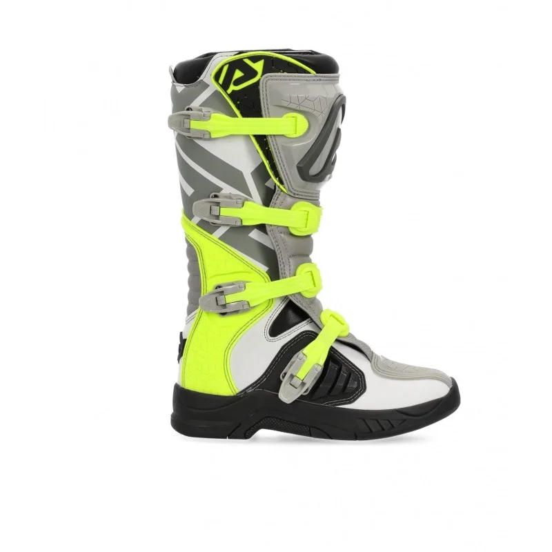 Acerbis X-Team Bottes Cross grey/jaune
