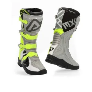 Acerbis X-Team Motocross Stiefel grau/Gelb