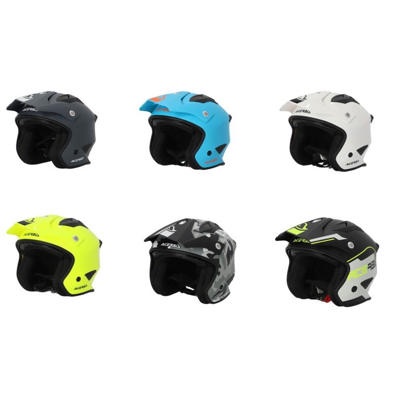 Casco Acerbis Jet Aria 22.06 Black Yellow