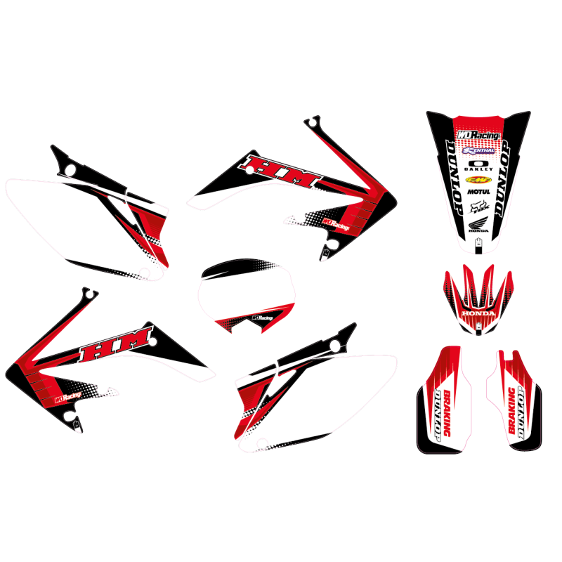 Gradient graphic kit HM-Vent 50 2 stroke-125 4 stroke