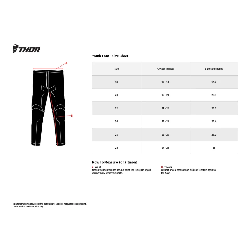 Pant Thor Pulse Combat Midnight Youth