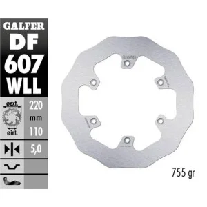 Disco freno posteriore pieno Galfer 220mm-KTM-Husqvarna-GasGas