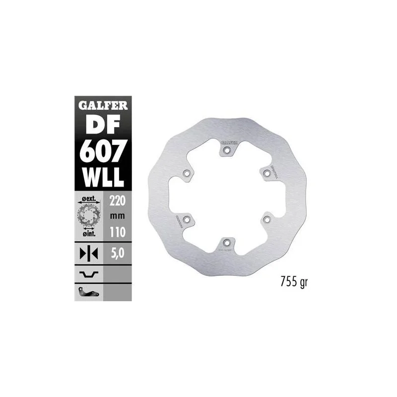 Rear brake disc full Galfer 220mm-KTM-Husqvarna-GasGas