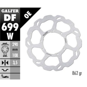 Front fix brake disc Galfer 290mm-HM-Vent 50 2 stroke-125 4 stroke