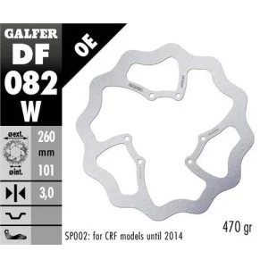 Disco freno anteriore Galfer 260mm-Honda CRF
