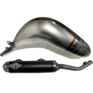 Exhaust pipe and silencer Scalvini Vent 125 2 stroke baja competition 2021-