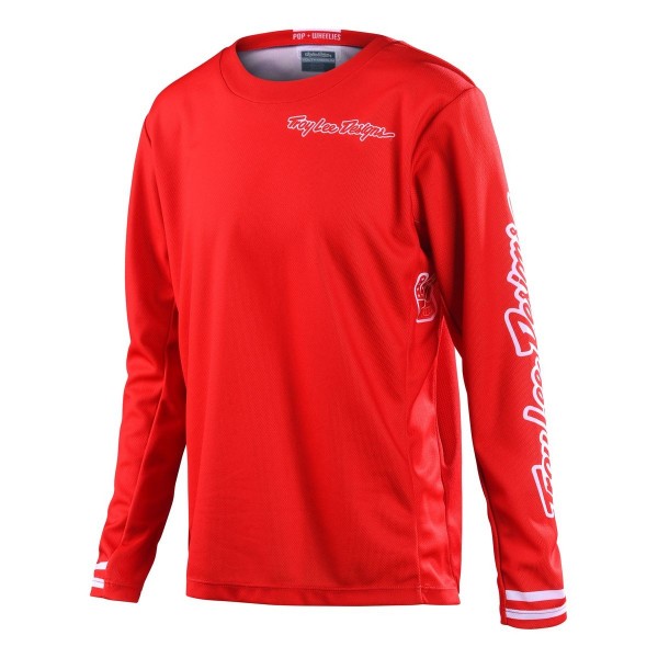 Jersey Youth TLD GP Mono Red 30949005 Troy lee Designs Kids Clothing Motocross Gear