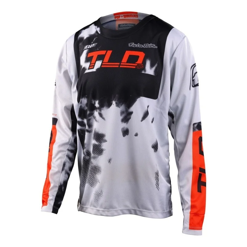 Maglia Bambino Troy Lee Designs GP Astro Light Gray Orange