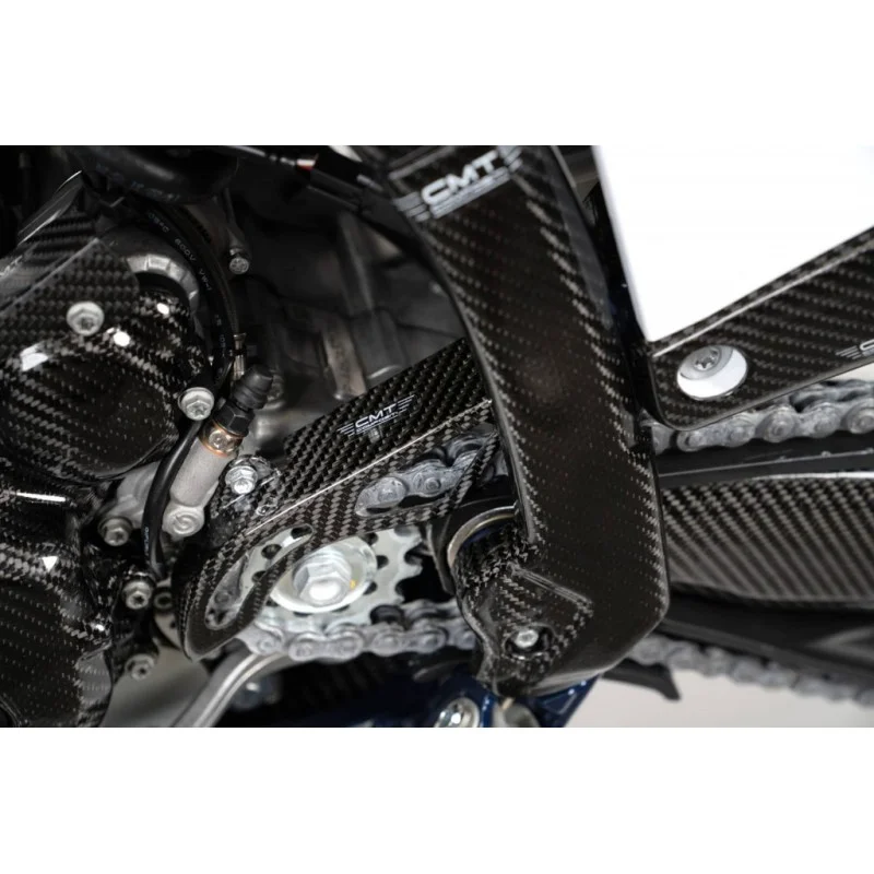Protezione pignone in carbonio CMT-KTM SXF 250-350-450 Husqvarna FC 250-350-450 2023-
