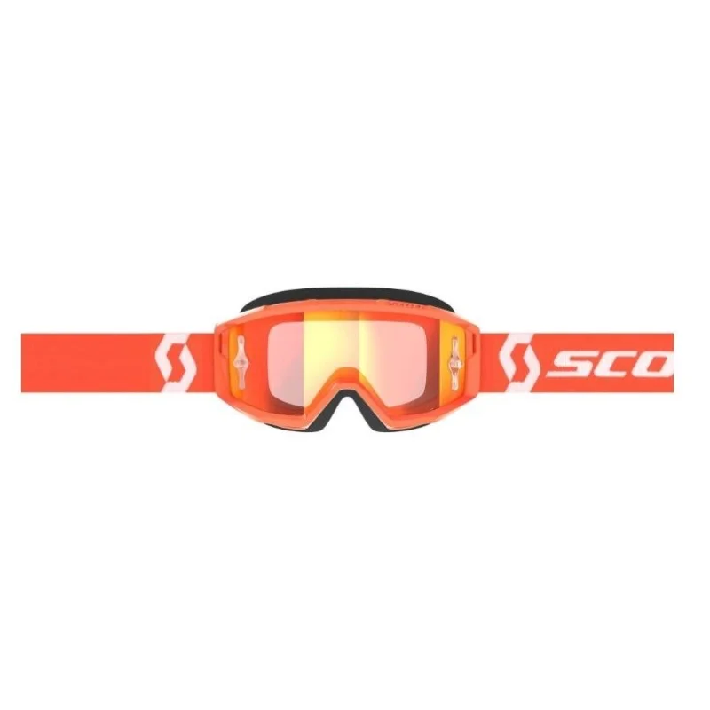 Goggle Scott Primal orange/white with orange chrome works lens