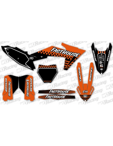 Graphics Kit KTM Fasthouse Orange 