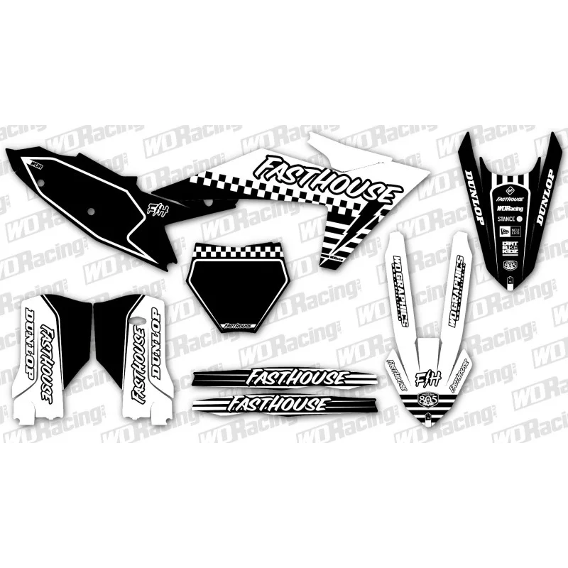 Kit Autocollants KTM Fasthouse BW
