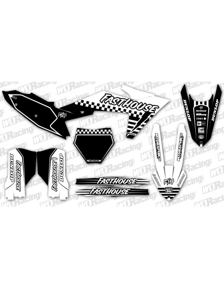 Graphics Kit KTM Fasthouse BW 