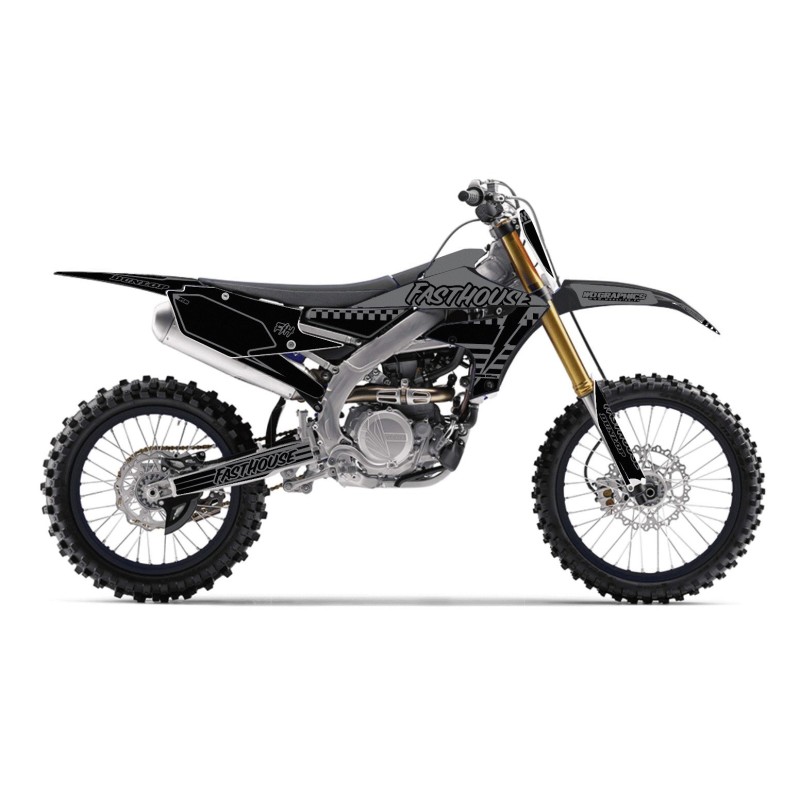 Kit Autocollants Yamaha Fasthouse noir