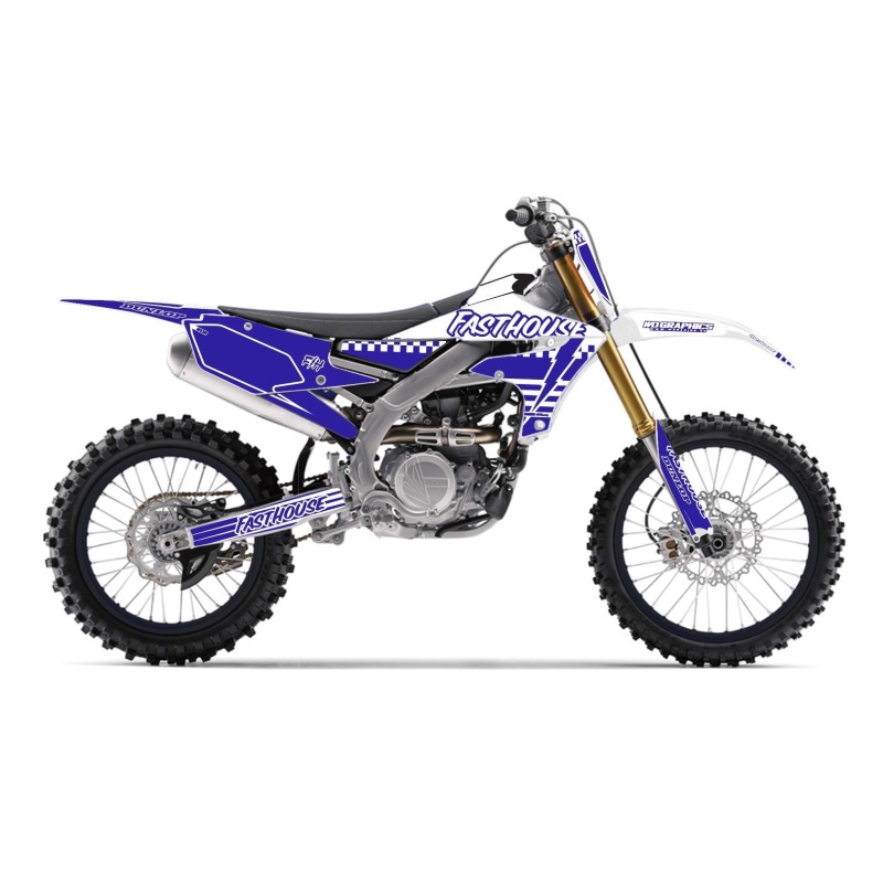 Kit Autocollants Yamaha Fasthouse bleu