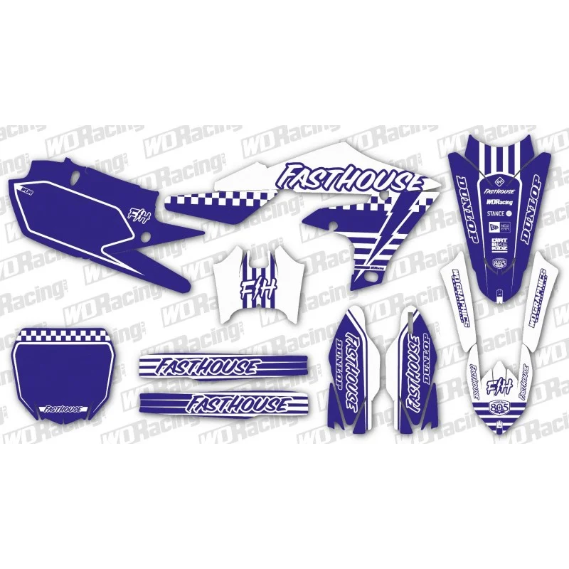 Grafiche Yamaha Fasthouse Blu