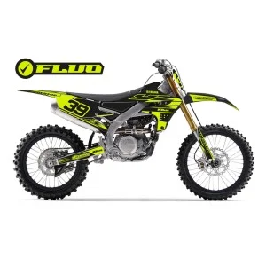 Kit Autocollants Yamaha Shock FLUO